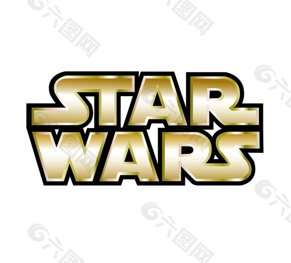 star_wars(3) logo設計欣賞 star_wars(3)好萊塢電影標誌下載標誌設計