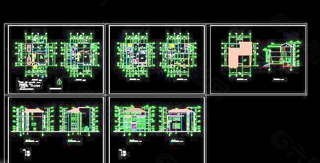 三层某农村带夹层实用型别墅设计图12x13