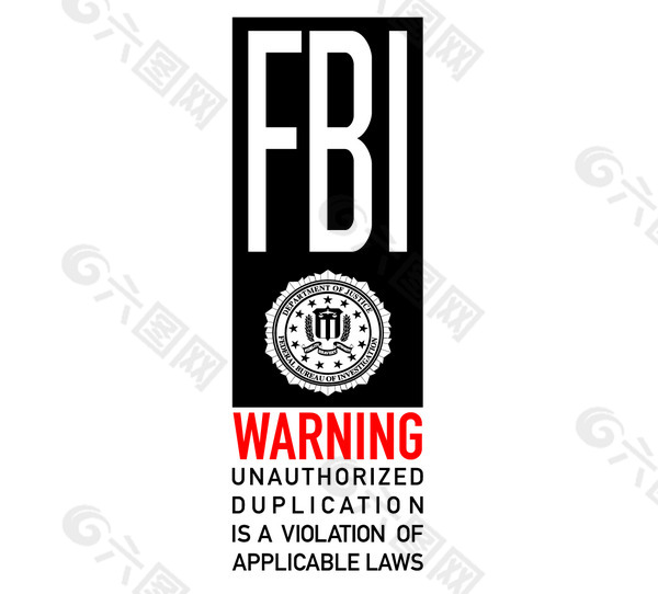 FBI logo设计欣赏 FBI电影LOGO下载标志设计欣赏