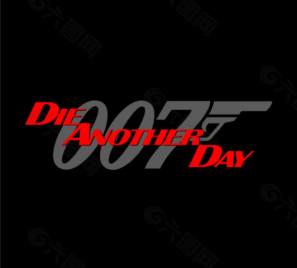 Die_Another_Day logo设计欣赏 Die_Another_Day电影LOGO下载标志设计欣赏