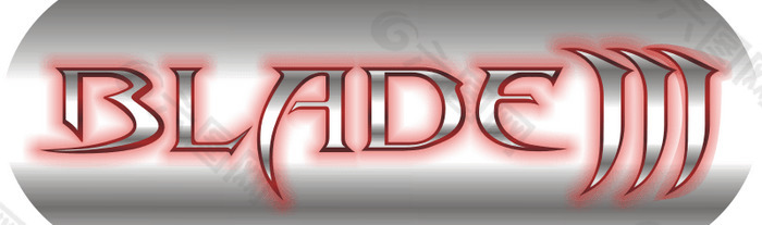 Blade_3 logo设计欣赏 Blade_3电影标志下载标志设计欣赏