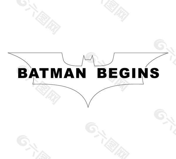 Batman_Begins logo设计欣赏 Batman_Begins电影标志下载标志设计欣赏