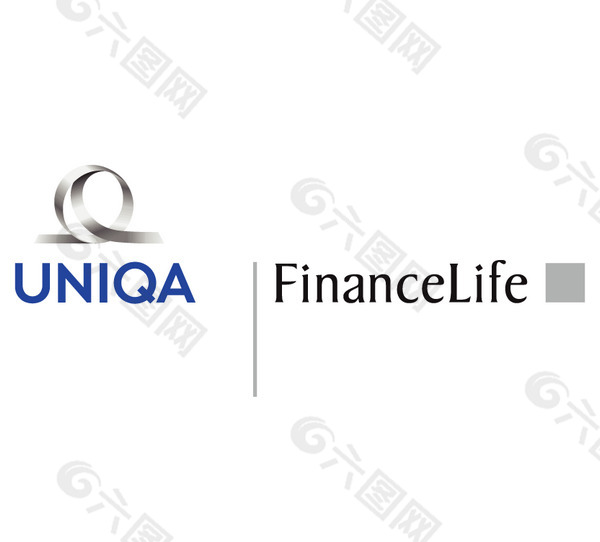 Uniqa_FinanceLife logo设计欣赏 Uniqa_FinanceLife人寿保险LOGO下载标志设计欣赏