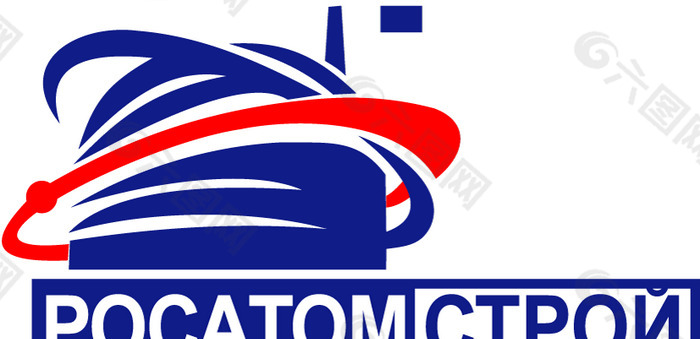 ROSATOMSTROJ logo设计欣赏 ROSATOMSTROJ重工业LOGO下载标志设计欣赏