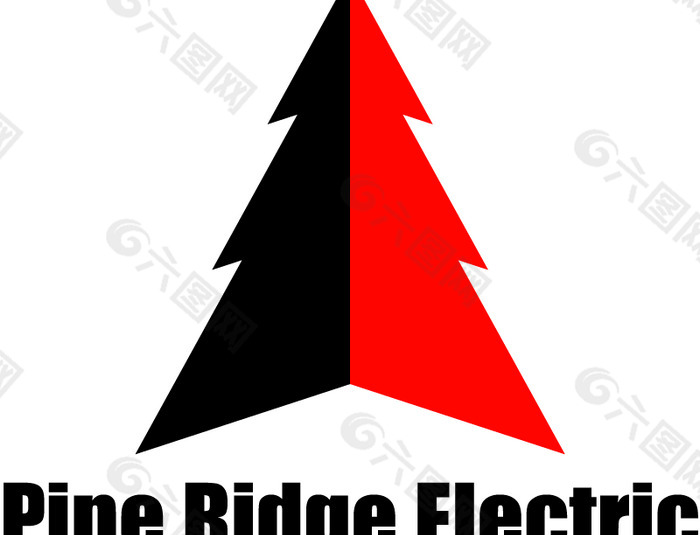 Pine_Ridge_Electric logo设计欣赏 Pine_Ridge_Electric轻工业LOGO下载标志设计欣赏
