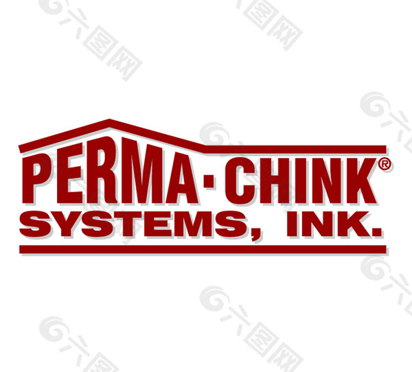 Perma-Chink logo设计欣赏 Perma-Chink轻工业LOGO下载标志设计欣赏