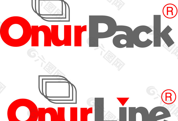 onur_plastik_ambalaj_onur_pack__and__line logo设计欣赏 onur_plastik_ambalaj_onur_pack__and__line轻工业标志下载标