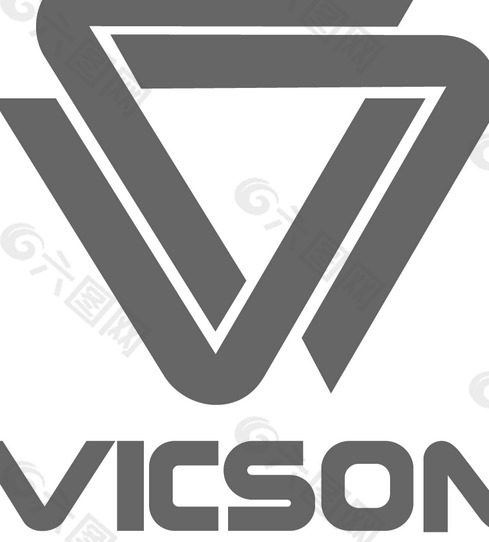 logo設計欣賞 logo_vicson化工業標誌下載標誌設計欣賞設計元素素材