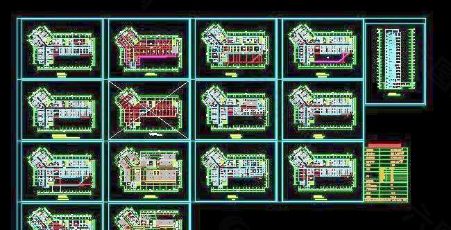带地下室十六层医院建筑设计方案图