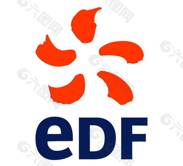 EDF logo设计欣赏 EDF加工业标志下载标志设计欣赏
