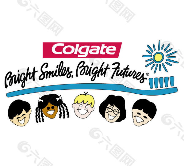 Colgate_Bright_Smiles_Bright_Futures logo设计欣赏 Colgate_Bright_Smiles_Bright_Futures工厂标志下载标志设计欣赏