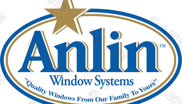 Anlin_Window_Systems Logo设计欣赏 Anlin_Window_Systems工业LOGO下载标志设计欣赏平面广告素材 ...