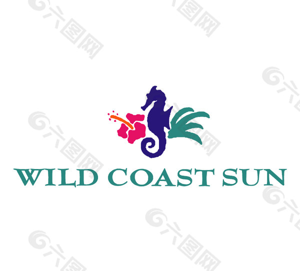 Wild_Coast_Sun logo设计欣赏 Wild_Coast_Sun大饭店LOGO下载标志设计欣赏