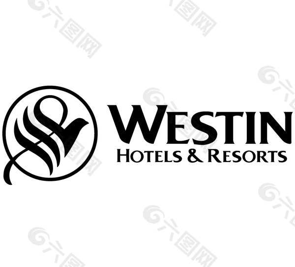 Westin logo设计欣赏 Westin大饭店LOGO下载标志设计欣赏