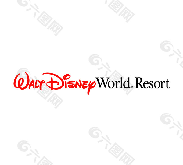 Walt_Disney_World_Resort logo设计欣赏 Walt_Disney_World_Resort大饭店LOGO下载标志设计欣赏