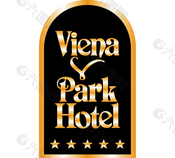 Viena_Park_Hotel logo设计欣赏 Viena_Park_Hotel大饭店LOGO下载标志设计欣赏