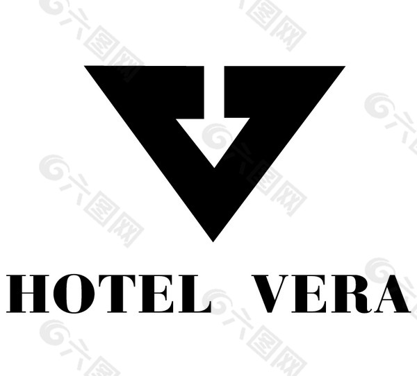 Vera_Hotel logo设计欣赏 Vera_Hotel大饭店LOGO下载标志设计欣赏