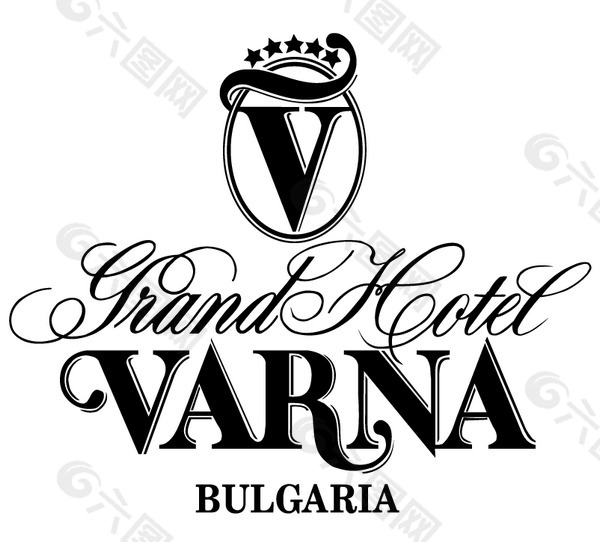 Varna_Grand_Hotel logo设计欣赏 Varna_Grand_Hotel大饭店LOGO下载标志设计欣赏