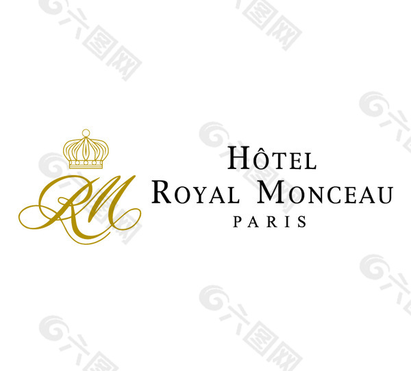 Royal_Monceau logo设计欣赏 Royal_Monceau知名酒店LOGO下载标志设计欣赏