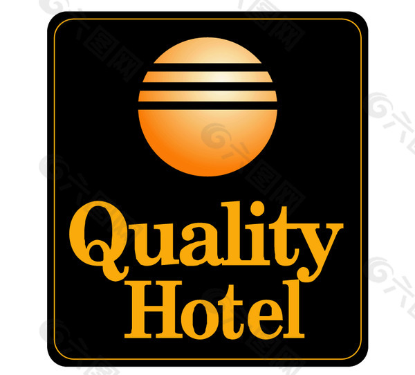 Quality_Hotel logo设计欣赏 Quality_Hotel知名酒店LOGO下载标志设计欣赏