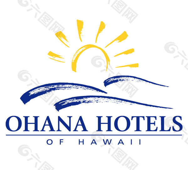 Ohana_Hotels logo设计欣赏 Ohana_Hotels知名酒店标志下载标志设计欣赏