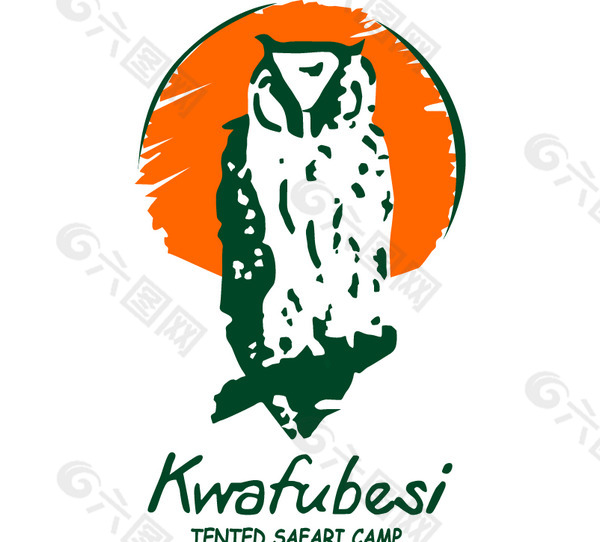 Kwafubesi_Tent_Safari_Camp logo设计欣赏 Kwafubesi_Tent_Safari_Camp著名酒店LOGO下载标志设计欣赏