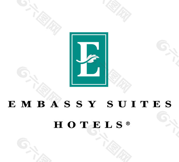 logo設計欣賞 embassy_suites_hotels酒店業logo下載標誌設計欣賞