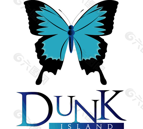 Dunk_Island(3) logo设计欣赏 Dunk_Island(3)酒店业LOGO下载标志设计欣赏