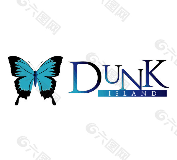 Dunk_Island(1) logo设计欣赏 Dunk_Island(1)酒店业LOGO下载标志设计欣赏