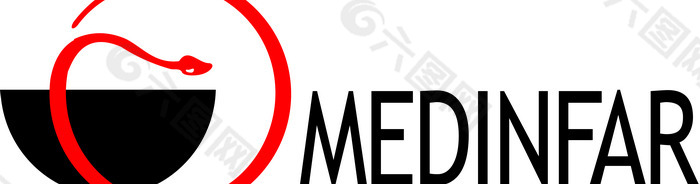 Medinfar logo设计欣赏 Medinfar卫生机构标志下载标志设计欣赏