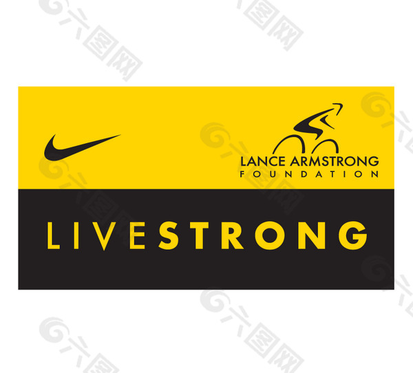 LIVESTRONG_The_Lance_Armstrong_Foundation logo设计欣赏 LIVESTRONG_The_Lance_Armstrong_Foundation卫生机构标志下载