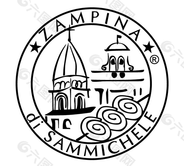 Zampina_di_Sammichele logo设计欣赏 Zampina_di_Sammichele知名餐馆LOGO下载标志设计欣赏