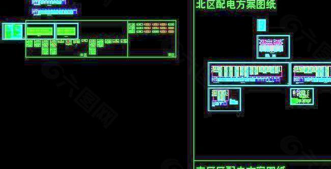 高低压配电系统设计及平面布置图