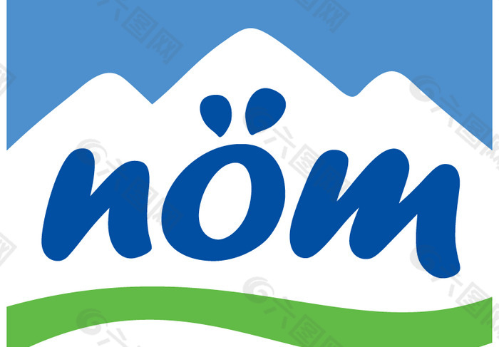 Nom logo设计欣赏 Nom饮料品牌标志下载标志设计欣赏
