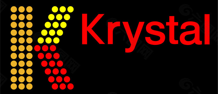 Krystal logo设计欣赏 Krystal知名餐厅LOGO下载标志设计欣赏