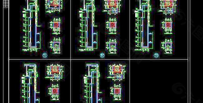 某办公楼电梯建筑设计施工图