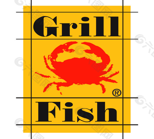 Grill_Fish logo设计欣赏 Grill_Fish名牌饮料LOGO下载标志设计欣赏