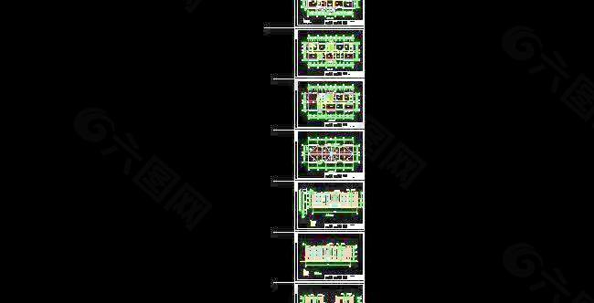 三层实用型框架结构办公楼施工设计图