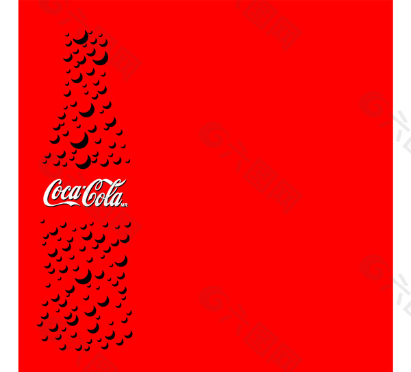 Coca-Cola logo设计欣赏 Coca-Cola名牌食品LOGO下载标志设计欣赏