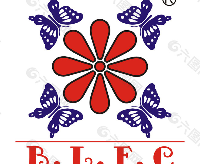 Butterfly_Love_Flower_Food_Chain_Business logo设计欣赏 Butterfly_Love_Flower_Food_Chain_Business名牌食品标志下载