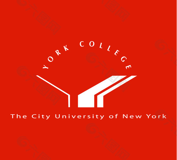 York_College logo设计欣赏 York_College知名学校LOGO下载标志设计欣赏