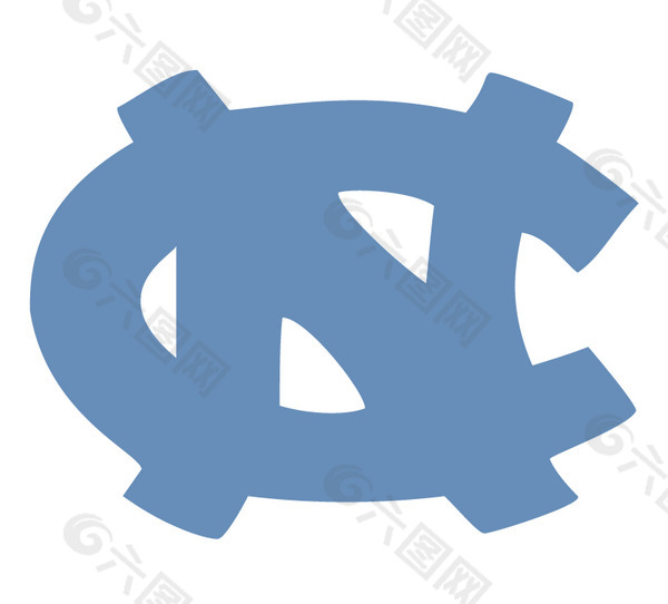 UNC_Tar_Heels(1) logo设计欣赏 UNC_Tar_Heels(1)传统大学LOGO下载标志设计欣赏