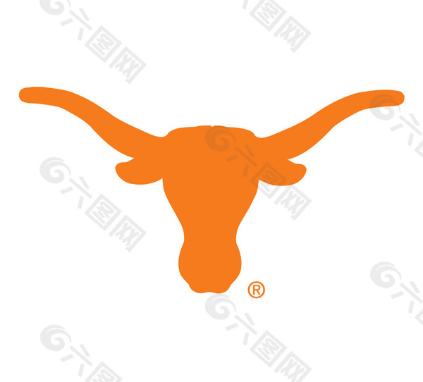 Texas_Longhorns(2) logo设计欣赏 Texas_Longhorns(2)大学体育队LOGO下载标志设计欣赏