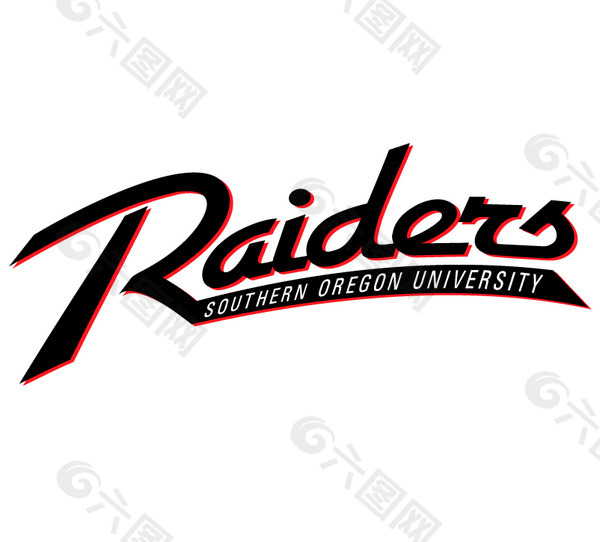 Southern_Oregon_Raiders(1) logo设计欣赏 Southern_Oregon_Raiders(1)大学体育队标志下载标志设计欣赏