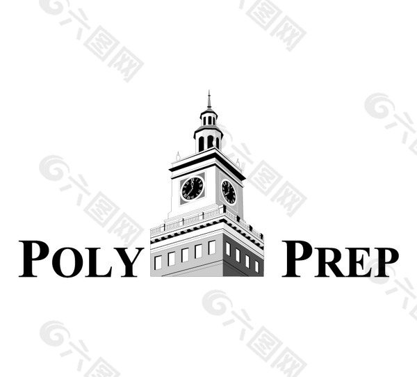 Poly_Prep logo设计欣赏 Poly_Prep高级中学标志下载标志设计欣赏