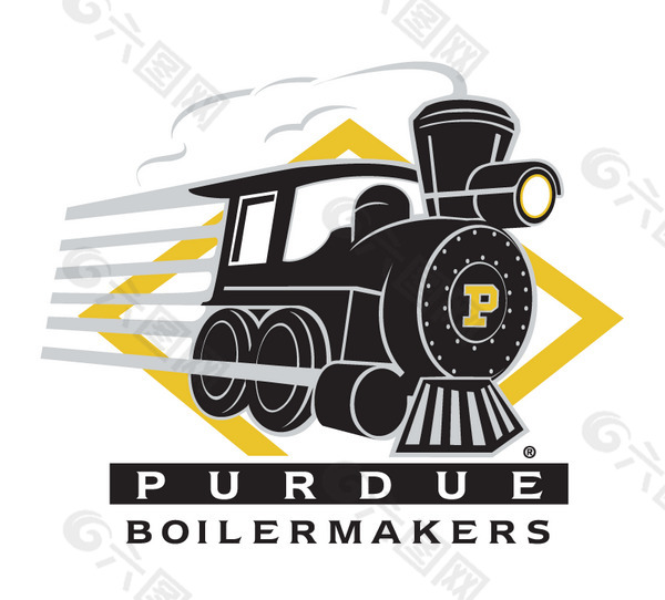 Purdue_University_BoilerMakers(6) logo设计欣赏 Purdue_University_BoilerMakers(6)高级中学标志下载标志设计欣赏