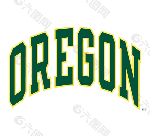 Oregon_Ducks(2) logo设计欣赏 Oregon_Ducks(2)综合大学LOGO下载标志设计欣赏