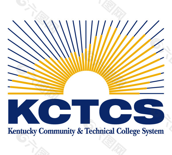 KCTCS logo设计欣赏 KCTCS高等学府标志下载标志设计欣赏