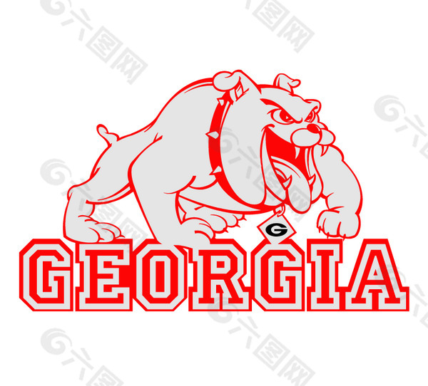 Georgia_Bulldogs(2) logo设计欣赏 Georgia_Bulldogs(2)培训机构标志下载标志设计欣赏