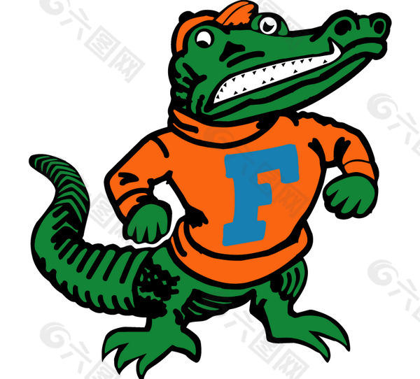 Florida_Gators(2) logo设计欣赏 Florida_Gators(2)教育机构LOGO下载标志设计欣赏